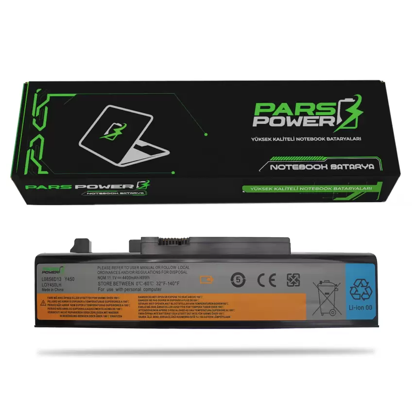 Lenovo ideaPad Y450 Notebook Batarya - Pil (Pars Power)