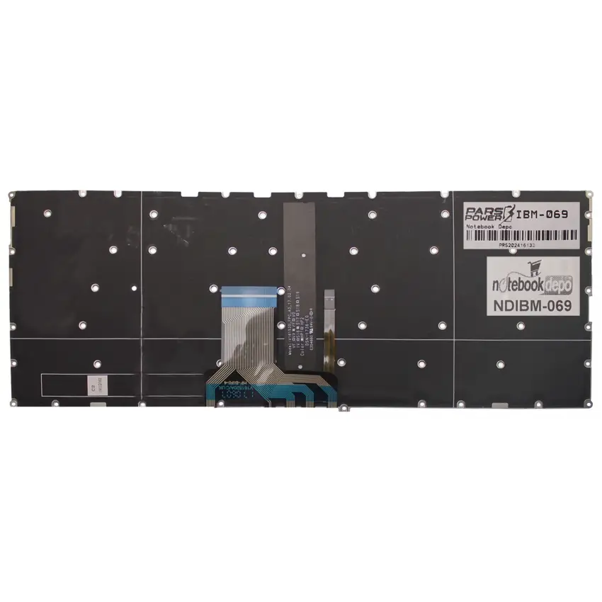 Lenovo Ideapad 81BR, 81BV Klavye Işıklı (Füme TR)