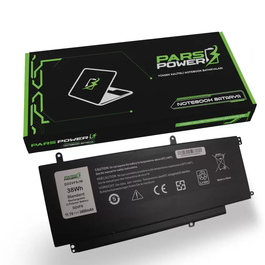 Dell P41F P41F001 Batarya - Pil (Pars Power)