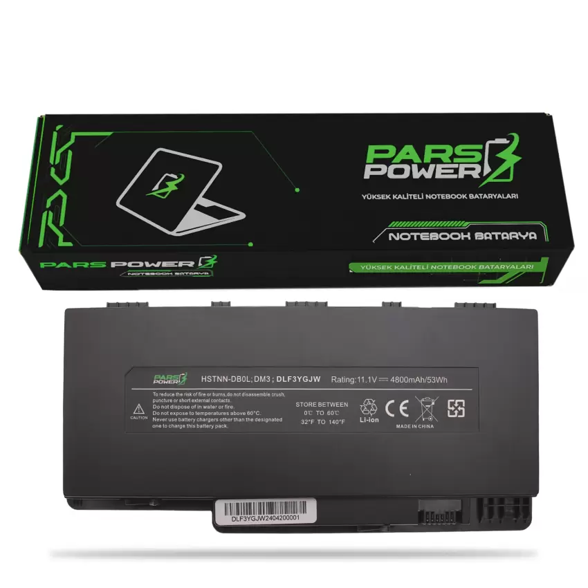 HP Pavilion DM3t-11, DM3z-10, DM3z-11 Batarya - Pil (Pars Power)