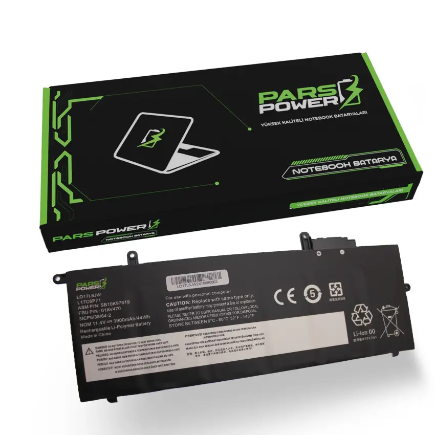 Lenovo ThinkPad L17L6P71 SB10K97617 01AV470 Batarya - Pil (Pars Power)
