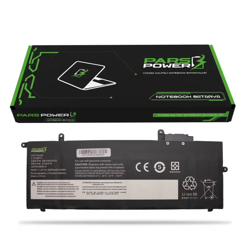 Lenovo ThinkPad L17L6P71 SB10K97617 01AV470 Batarya - Pil (Pars Power)