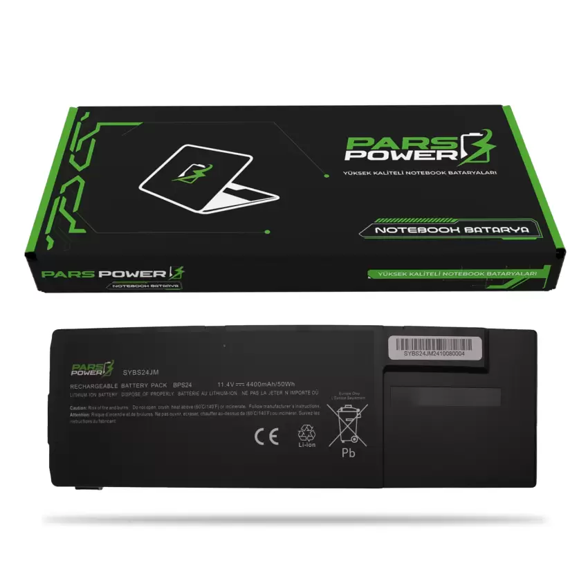Sony Vaio VPCSA1Z9E, VPCSA21GX Batarya - Pil (Pars Power)