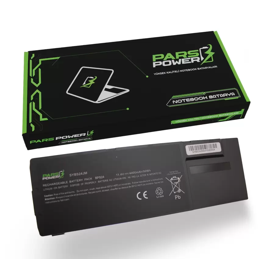Sony Vaio VPCSA3Z9E, VPCSA3Z9R Batarya - Pil (Pars Power)