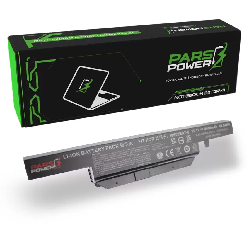 Clevo W670SH Notebook Batarya - Pil (Pars Power)