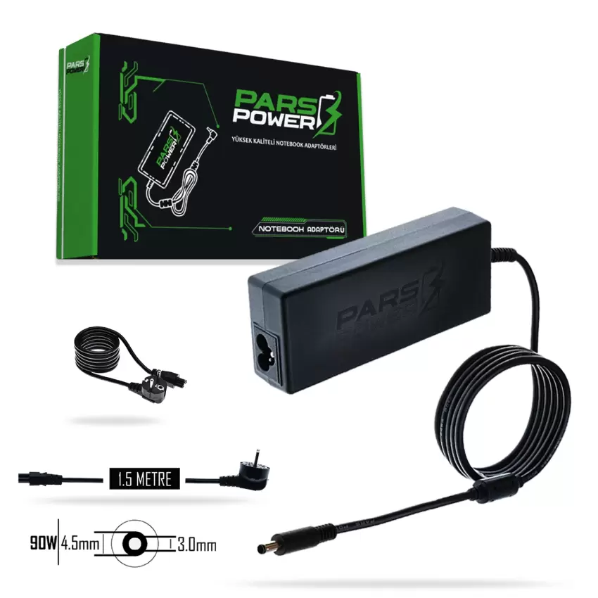 Dell DA45, D08UP51F Adaptör Şarj Aleti-Cihazı (Pars Power)