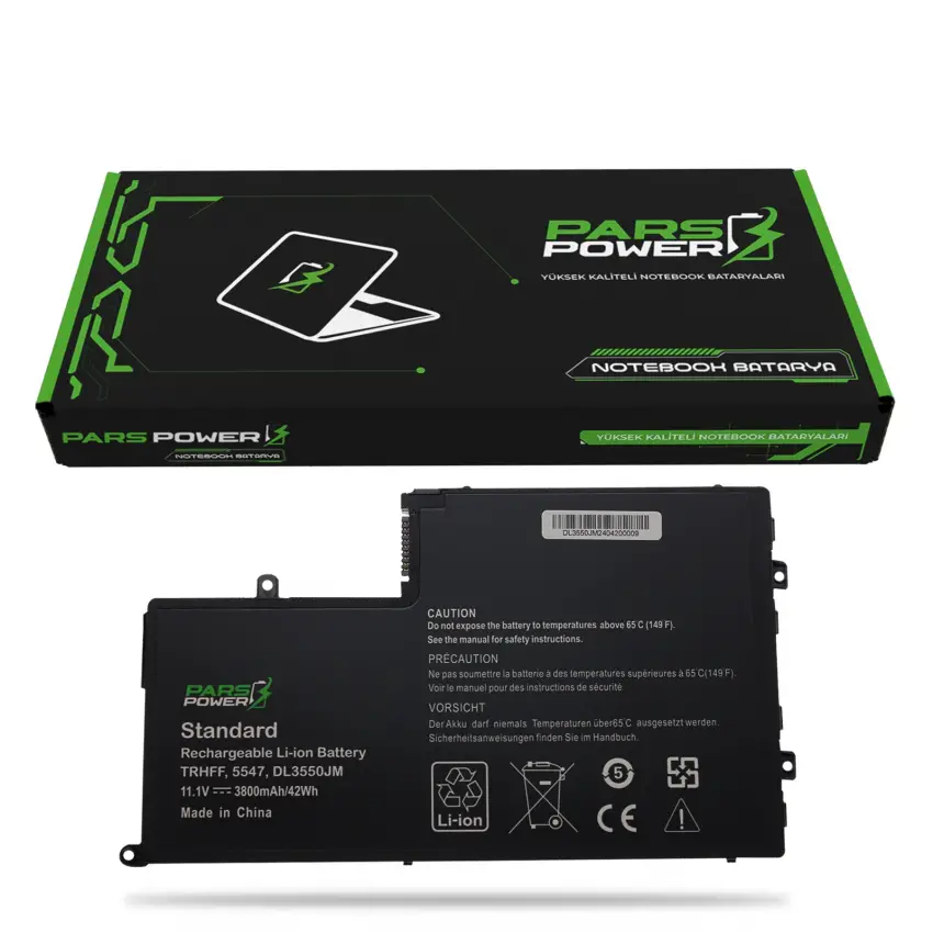 Dell Inspiron 5542 (P39F) Notebook Batarya - Pil (Pars Power)