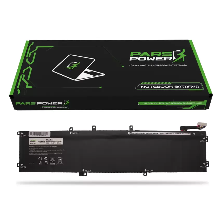 Dell XPS 15 9570-UTS75WP165N Batarya - Pil (Pars Power)