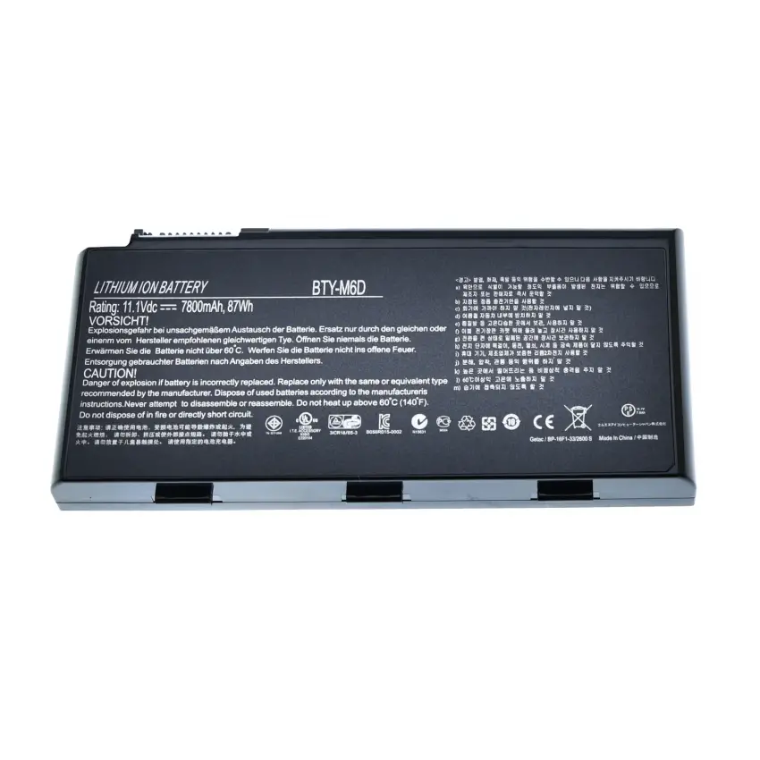 Monster GT780DXR-SSD, GT60 2OKWS 3K Batarya - Pil