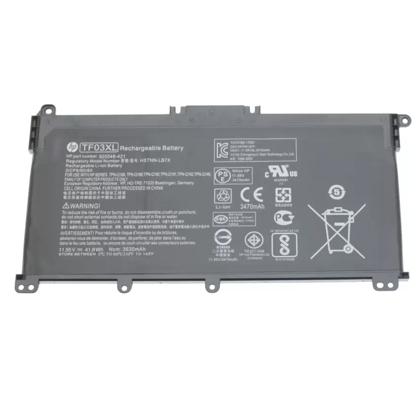 HP Pavilion 15-cc009nt 2CL81EA, 14-bp007nt 2CR54EA Batarya - Pil