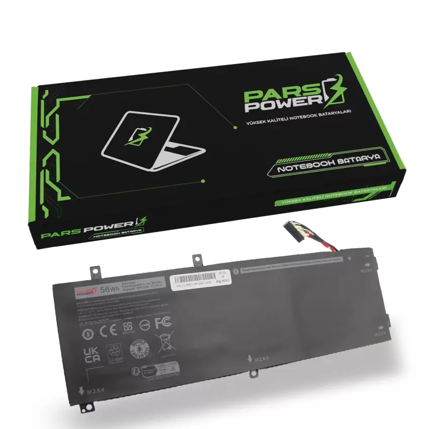 Dell XPS 15-9570, 15-9560, 15-9550 Batarya - Pil (Pars Power)