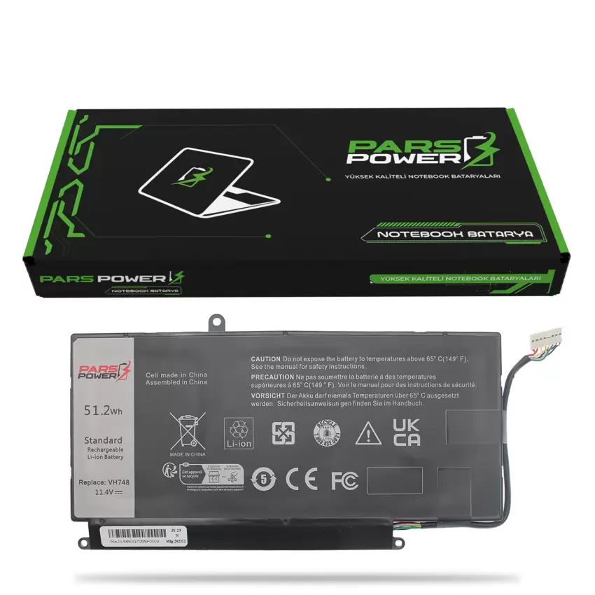 Dell Vostro 5470 S03F45C, S20F45C, S21W45C Batarya - Pil (Pars Power)