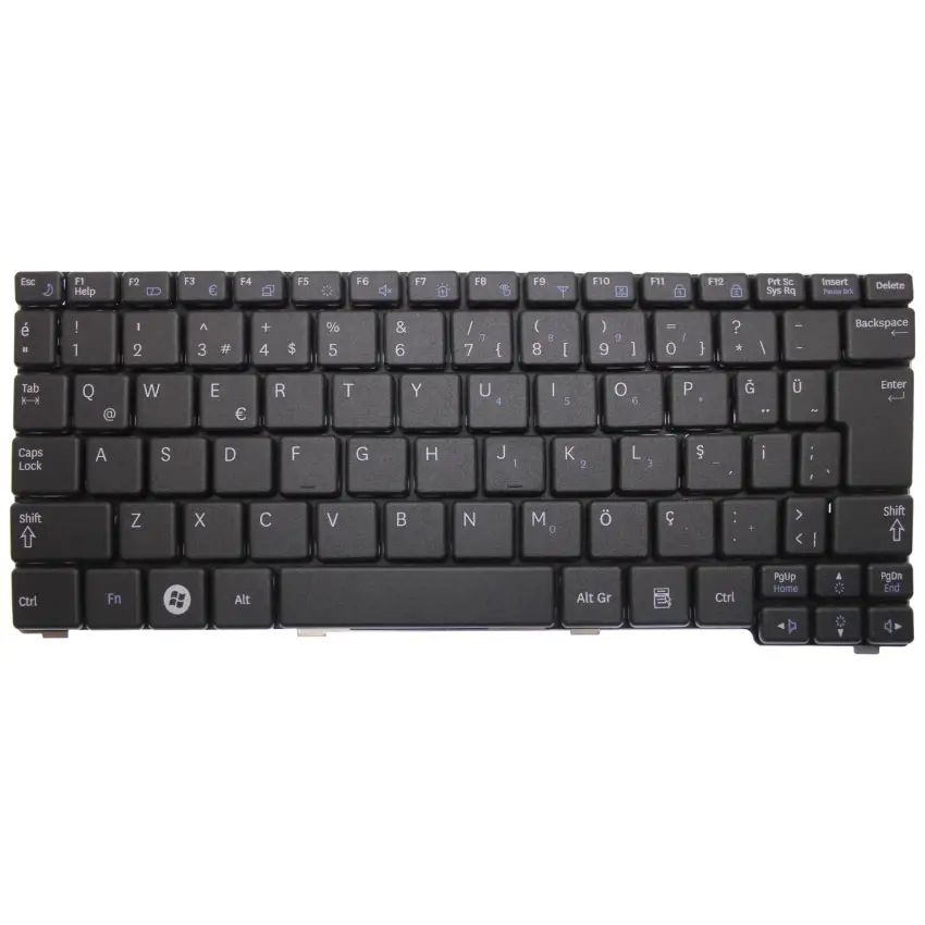Samsung NP-N150-JP0YTR, NP-N150-JP0ZTR Notebook Klavye (Siyah TR)