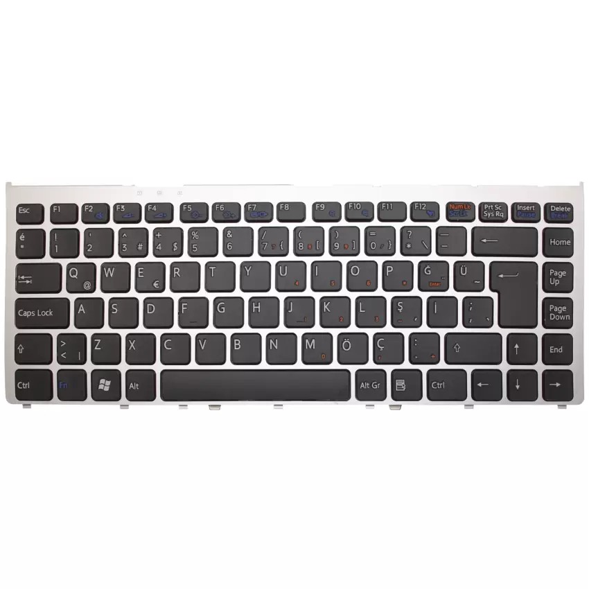 Sony Vaio VGN-FW11MR, VGN-FW11S Notebook Klavye (Siyah TR)