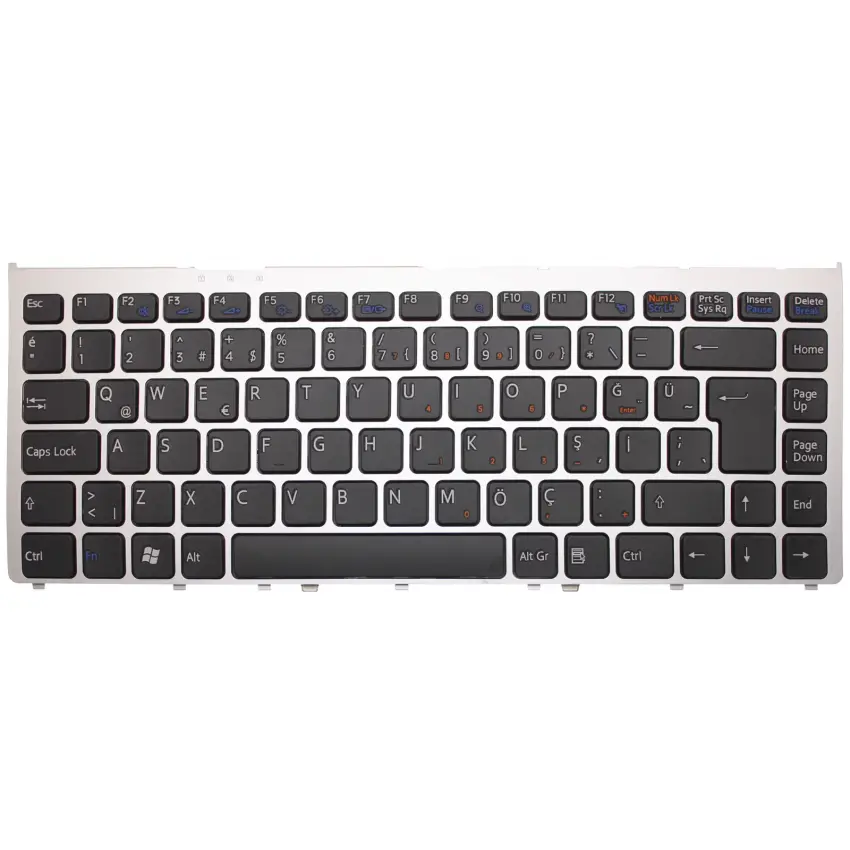 Sony Vaio VGN-FW3, VGN-FW31E Notebook Klavye (Siyah TR)