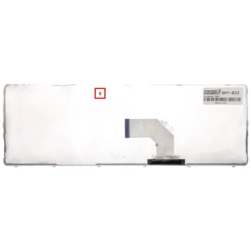 Sony Vaio SVE1712W1E, SVE1712Z1E, SVE1712Z1R Notebook Klavye (Beyaz TR)