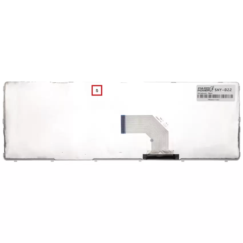 Sony Vaio 1-491-560-11, 1-491-612-11, 149161211US Notebook Klavye (Beyaz TR)