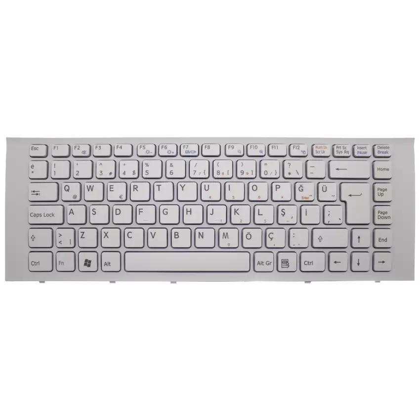 Sony Vaio VPCEG3WFX/W Notebook Klavye (Beyaz TR)