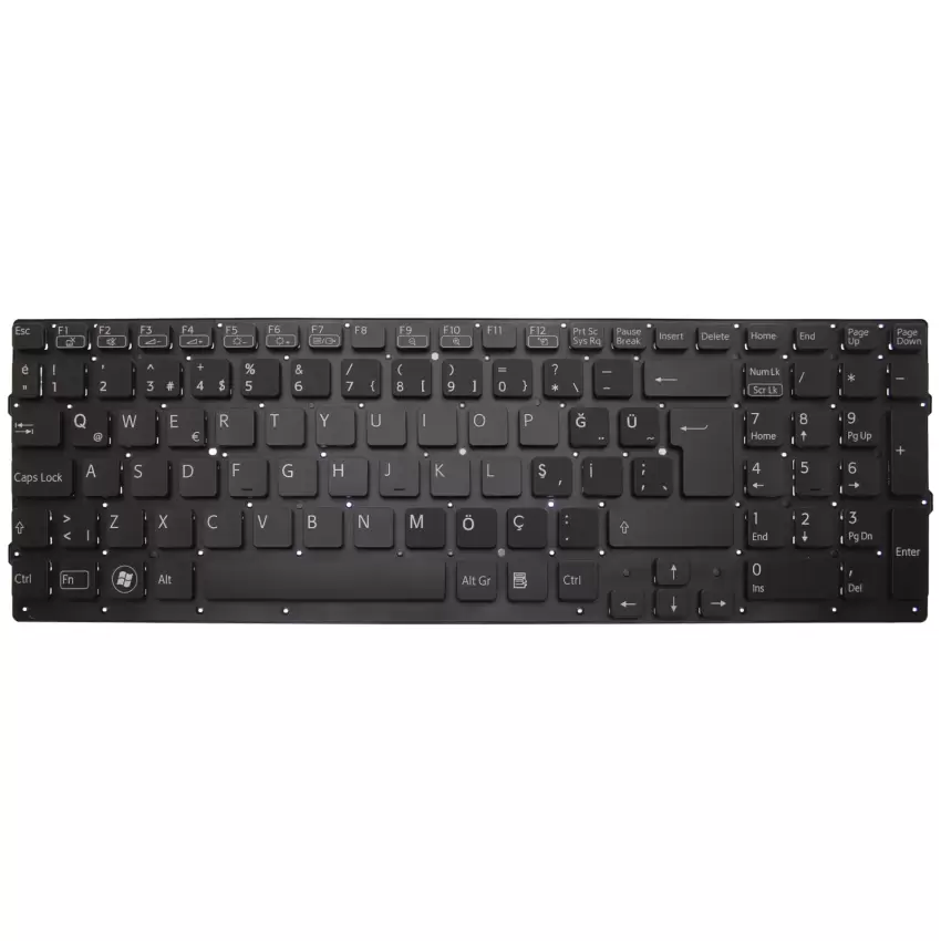 Sony NSK-SEABF, 9Z.N6CBF.A0T Notebook Klavye (Siyah TR)