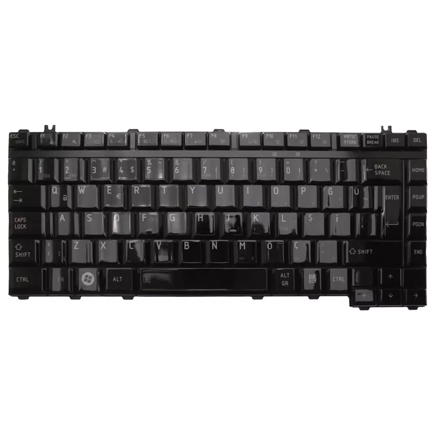 Toshiba Satellite A300-14V, A300-15A Notebook Klavye (Parlak TR)
