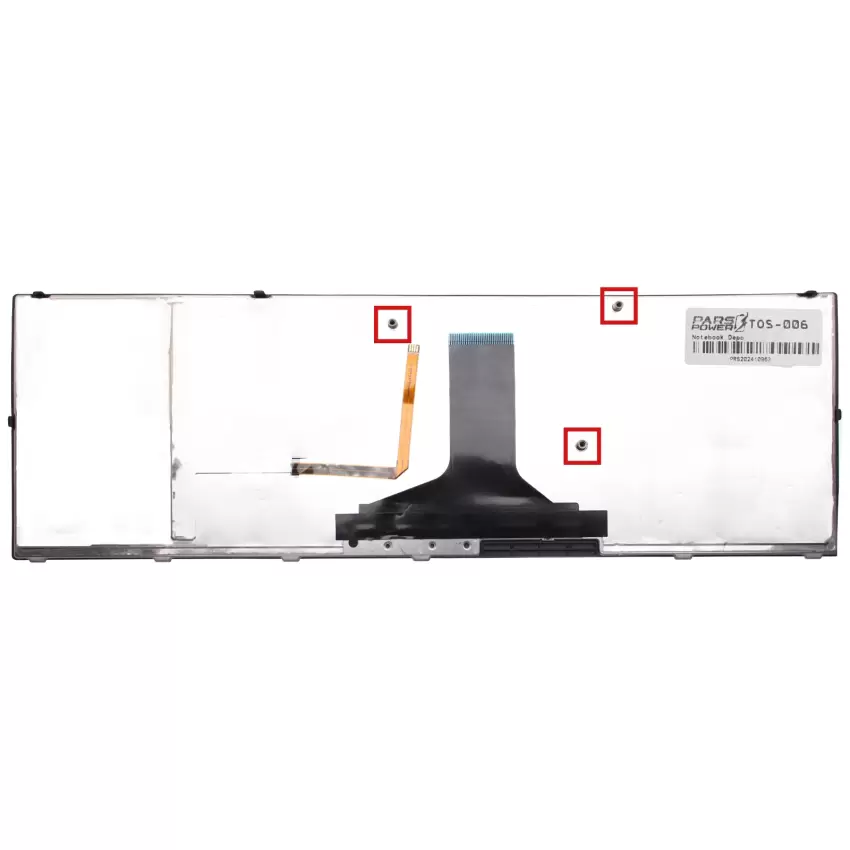 Toshiba Satellite A660-13P, A660-13Q Notebook Klavye Işıklı (Siyah TR)