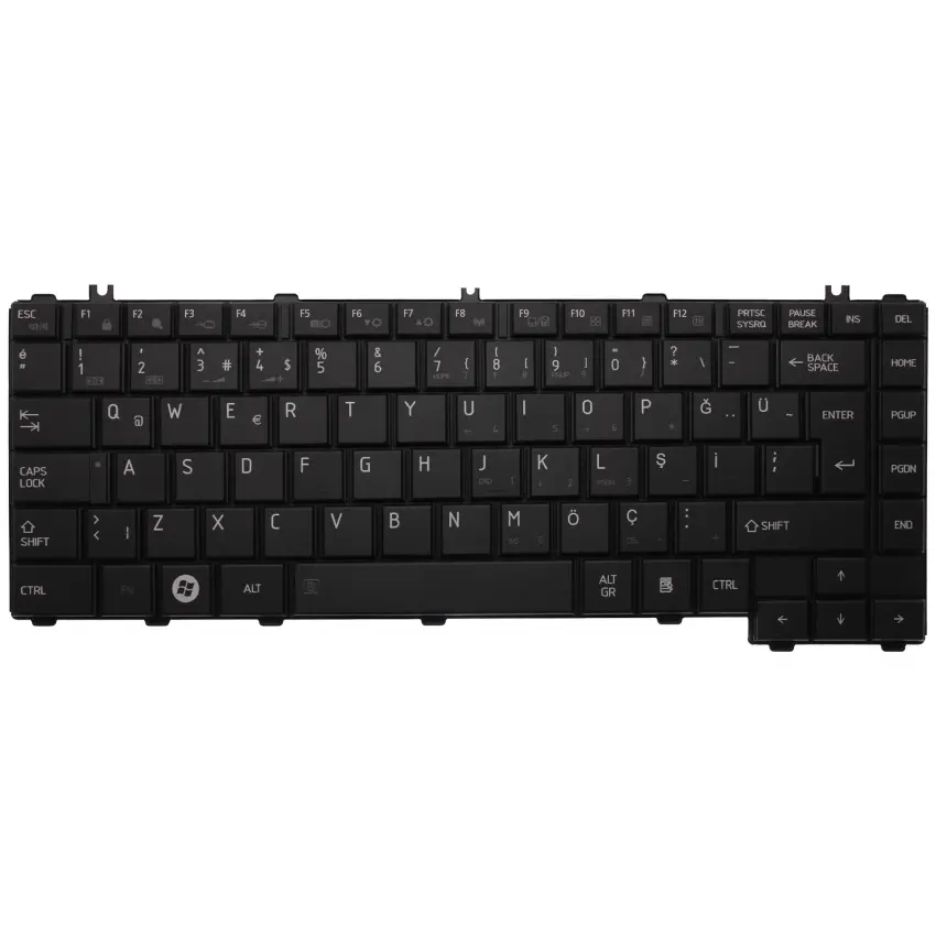 Toshiba Satellite L735-123, L735-127, L735-128 Notebook Klavye (Siyah TR)