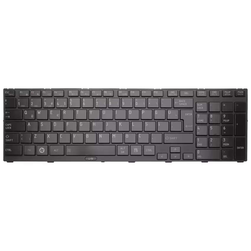 Toshiba Tecra R950-10K, R950-10Q Notebook Klavye (Siyah TR)
