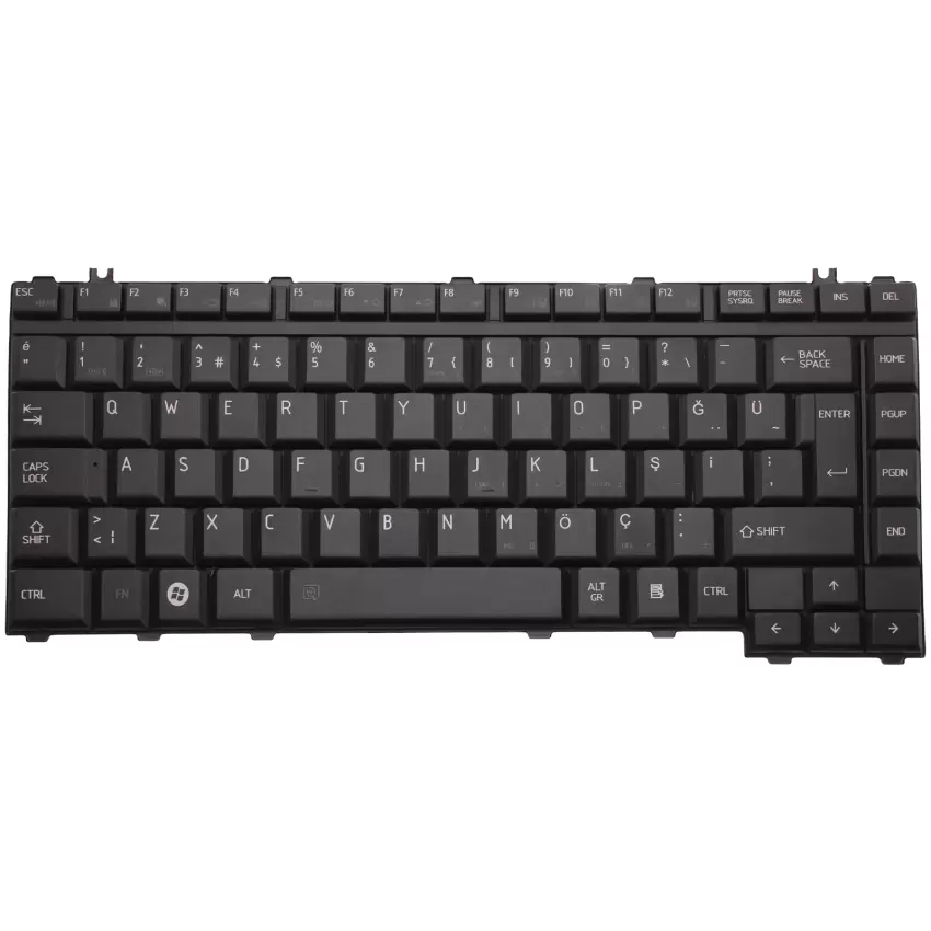 Toshiba Satellite A300-14V, A300-15A Notebook Klavye (Siyah TR)