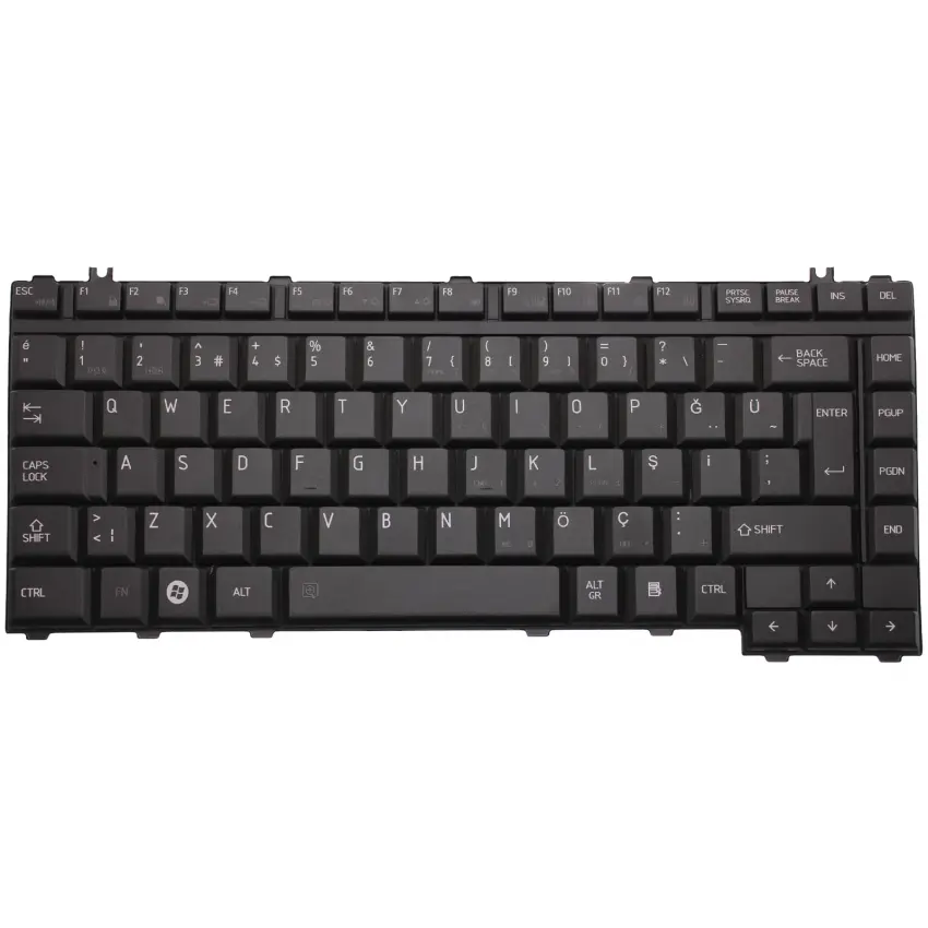 Toshiba Satellite L300-1EF, L300-1EI Notebook Klavye (Siyah TR)