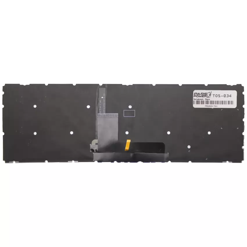 Toshiba Satellite L50-B-1DK, L50-B-1DL Notebook Klavye Işıklı (Siyah TR)