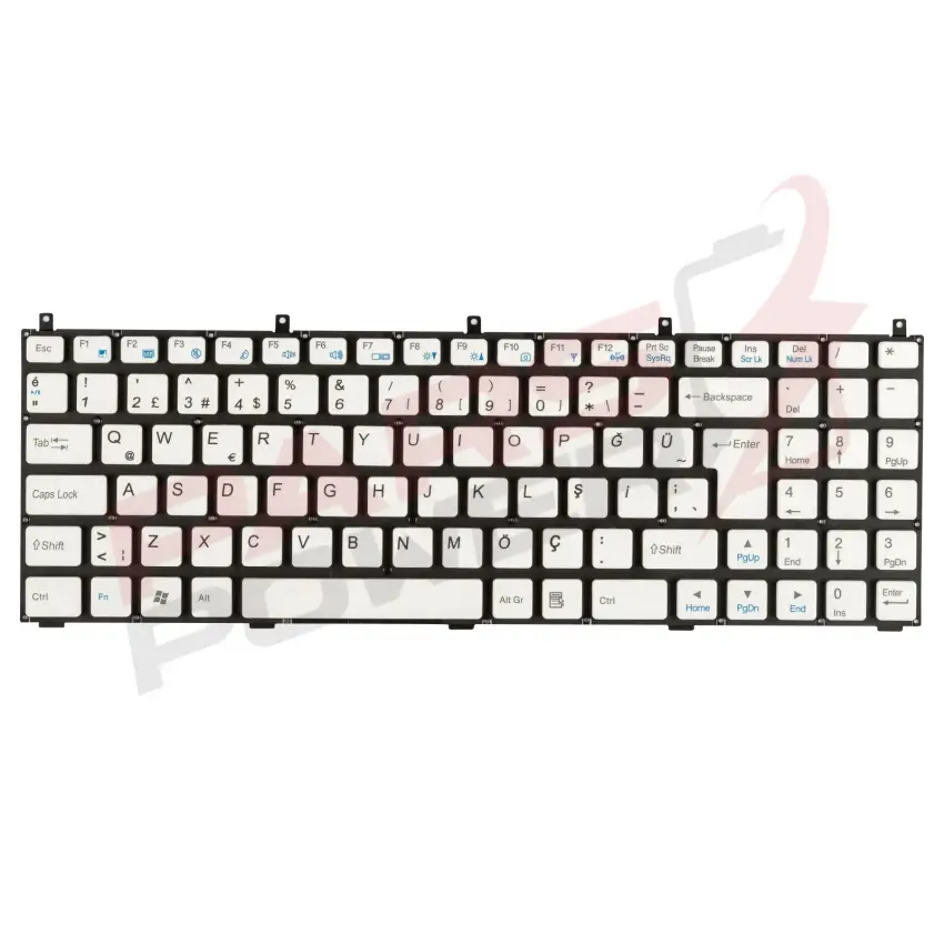 Exper A5B-C12 Notebook Klavye (Beyaz TR)