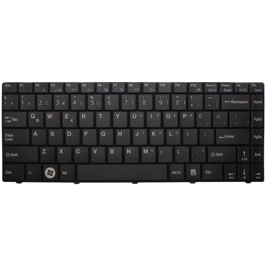 Compal PBL00, PBL01, PCM10 Klavye (Siyah TR)
