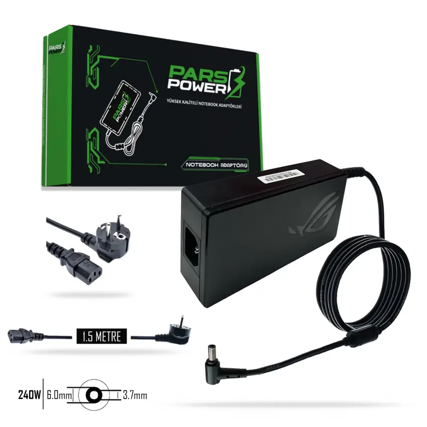 Asus ROG Strix G17 G713RM-KH164W Adaptör Şarj Aleti-Cihazı (Pars Power)