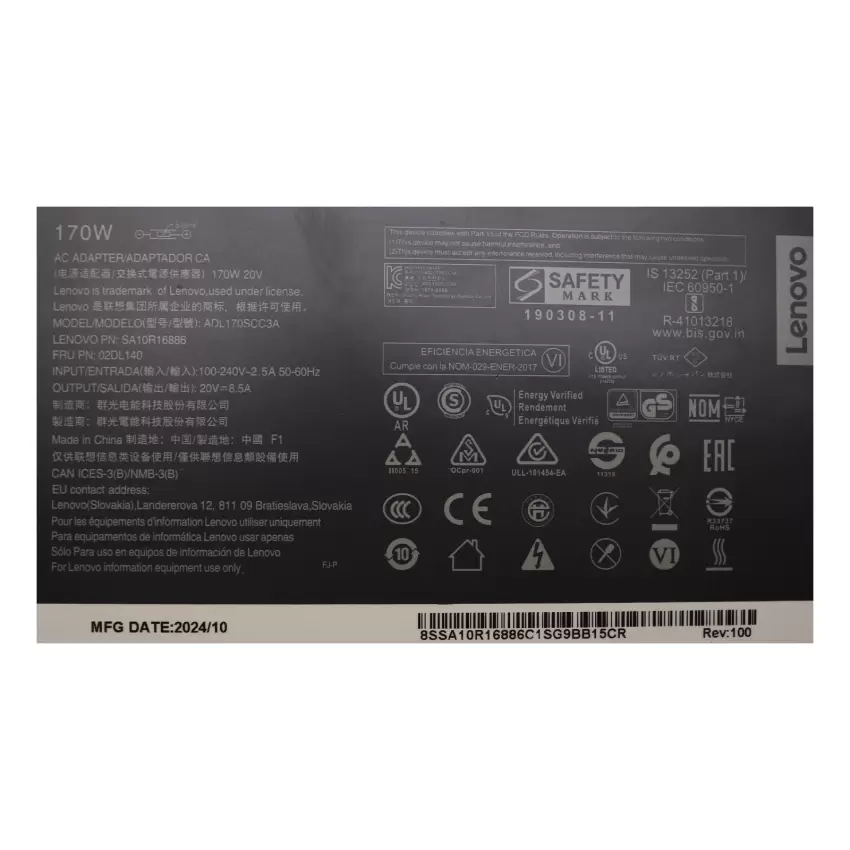 Lenovo Legion Y520 80WK01BMTX Adaptör Şarj Aleti-Cihazı