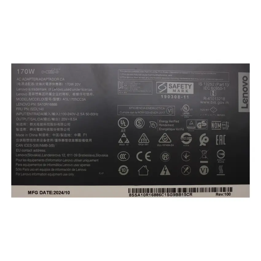 Lenovo ThinkPad 20B7000LTX Adaptör Şarj Aleti-Cihazı