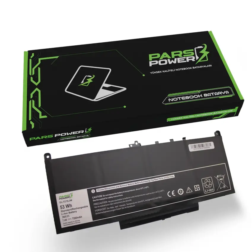 Dell Latitude 0PDNM2, OPDNM2 Batarya - Pil (Pars Power)