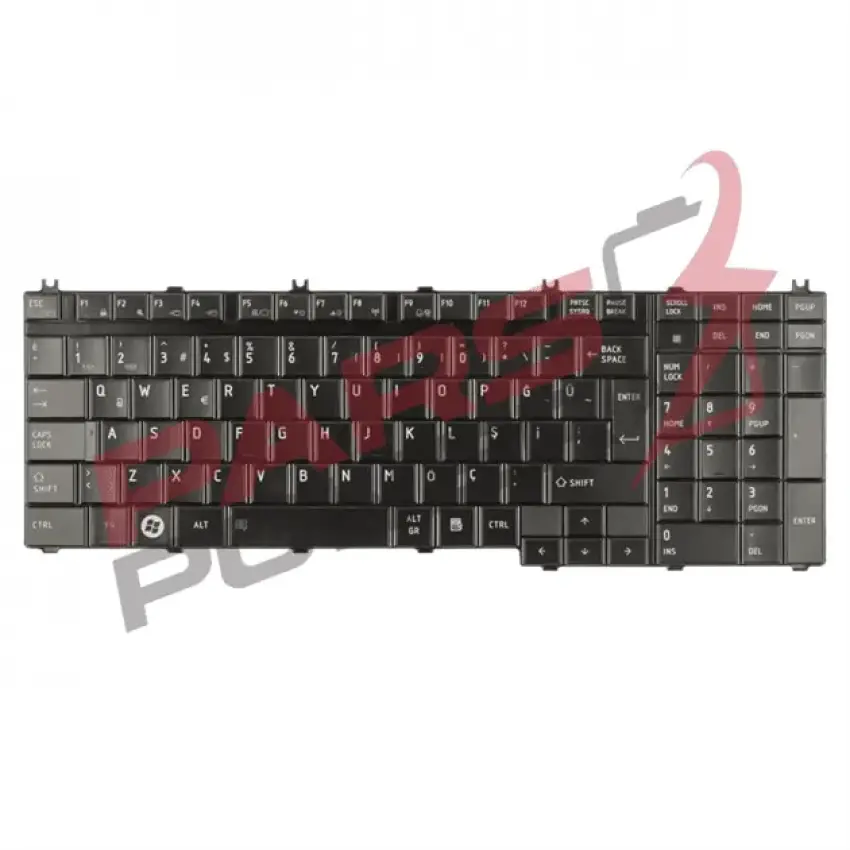 Toshiba Satellite L500-1PU, L500-1PV Notebook Klavye (Siyah TR)