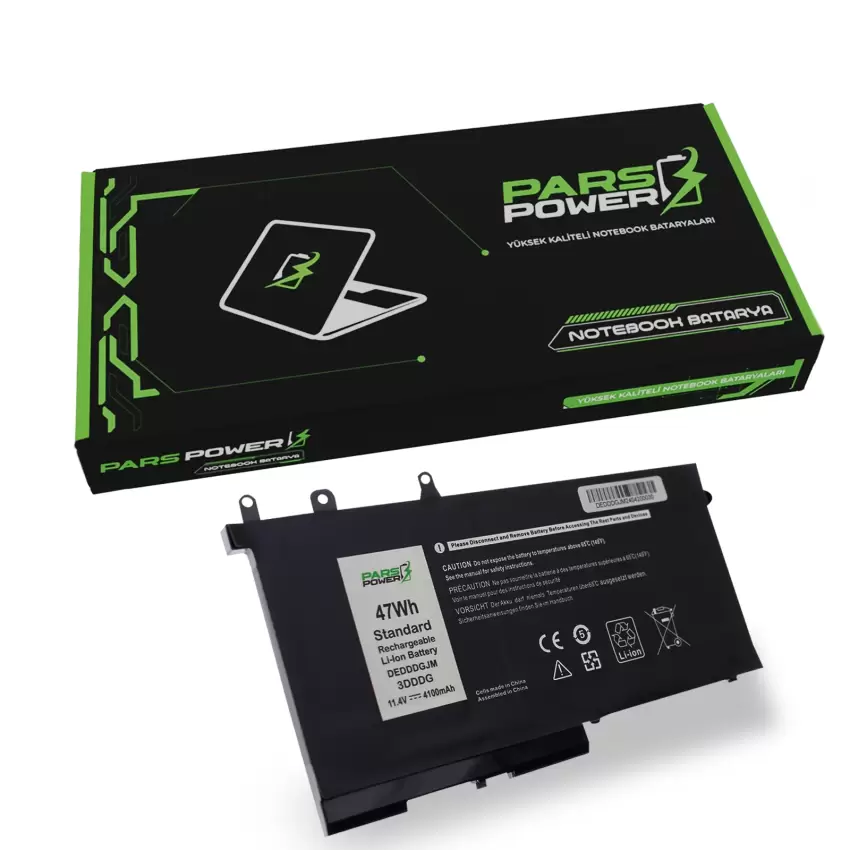 Dell Latitude E5495, P60F Batarya - Pil (Pars Power)