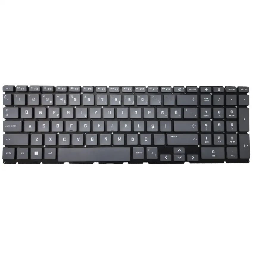 Hp Victus Gaming 15-fa1xxx Klavye Işıklı (Füme TR)