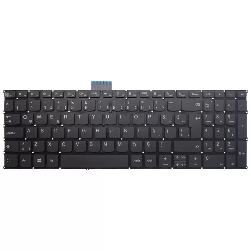 Lenovo V17 G2-ıtl 82nx00ectx Klavye (Füme TR)