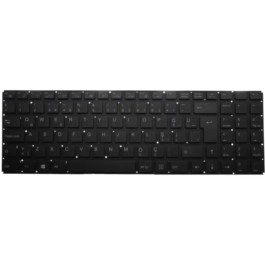 Casper Nirvana CLB Serisi Uyumlu Notebook Klavye (Siyah TR)