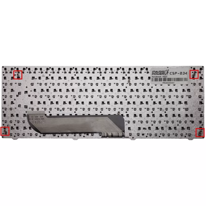 Exper L4B-Y01 Uyumlu Notebook Klavye (Siyah TR)