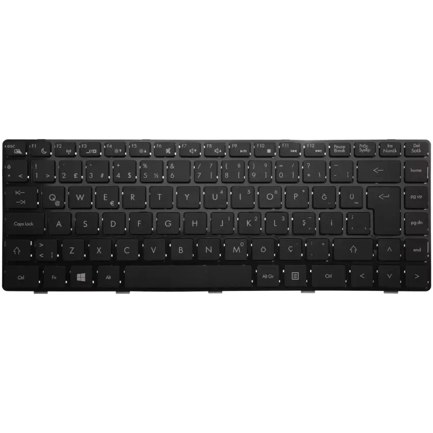Grundig GNB 1460 A1 i3 Uyumlu Notebook Klavye (Siyah TR)