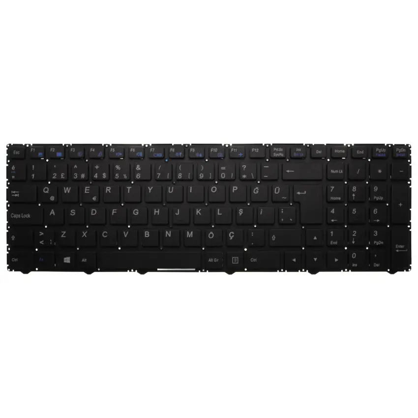 Grundig GNB 1550 A1 B2, GNB-1550B1B2 Notebook Klavye (Siyah TR)