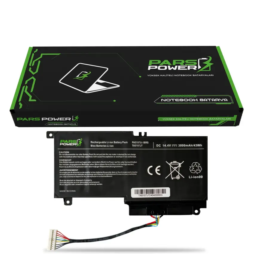 Toshiba Satellite L50-A-K2K (PT311E-01S00KG4) Notebook Batarya - Pil (Pars Power)