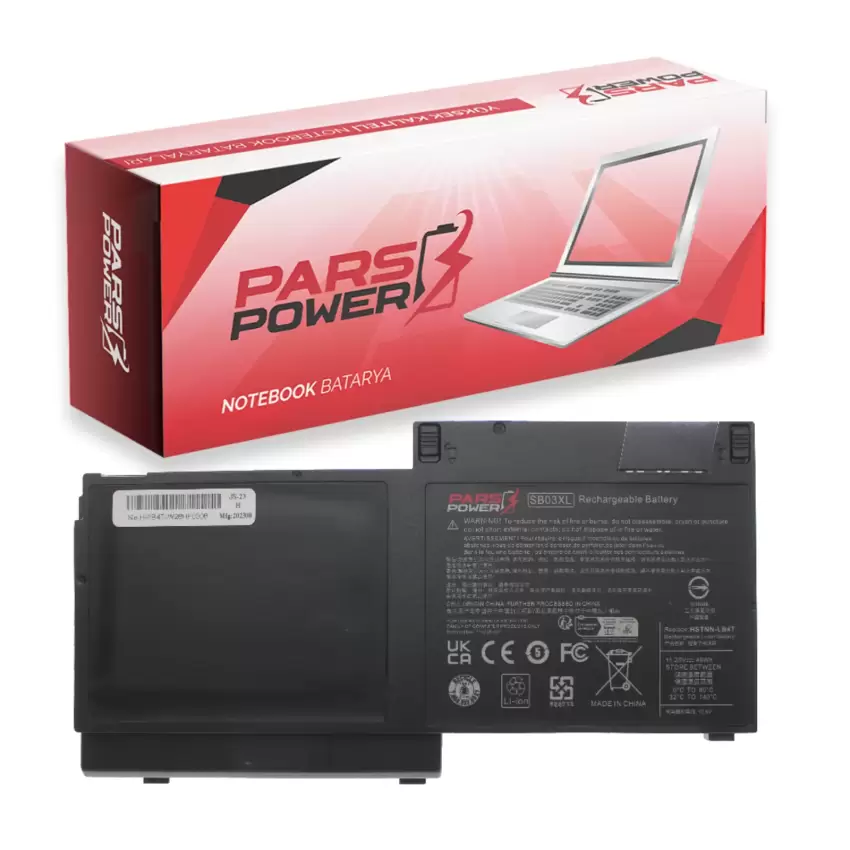 Hp SB03XL, SBO3XL, HSTNN-L13C, E7U25AA Batarya - Pil (Pars Power)