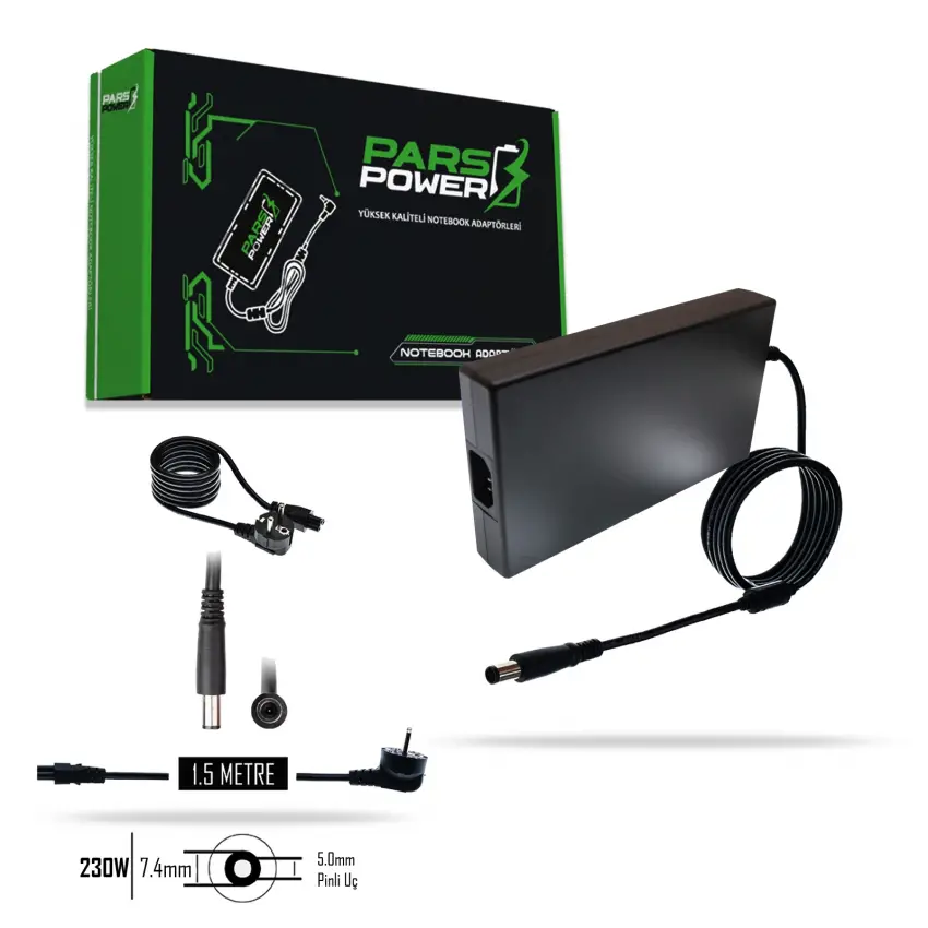 Dell Alienware AW17-8B70D256W161N Adaptör Şarj Aleti-Cihazı (Pars Power)