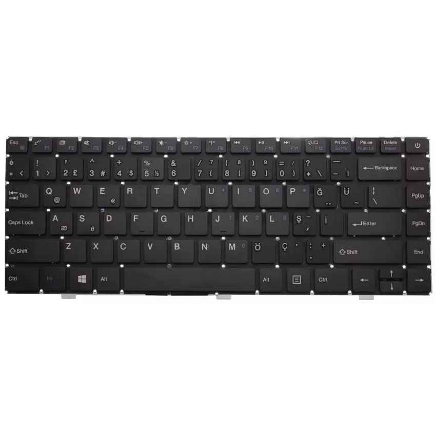 Hometech Alfa 700c (HTC14M) Klavye (Siyah TR)