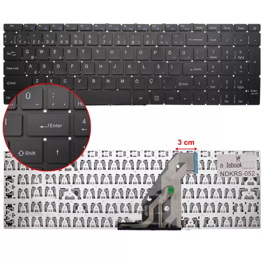 Hometech Alfa 500 Klavye (Siyah TR)