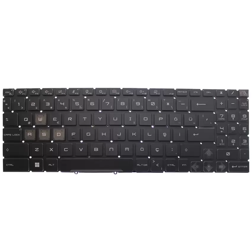 Game Garaj Slayer4 7XL-4070 Klavye Işıklı (Siyah TR)
